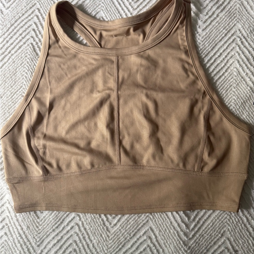 Tahari Tan Sports Bra. NWT